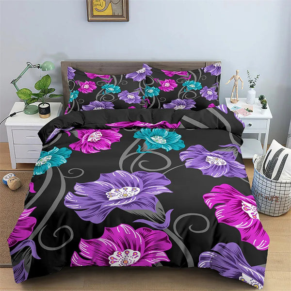 Housses De Couettes Fleuries