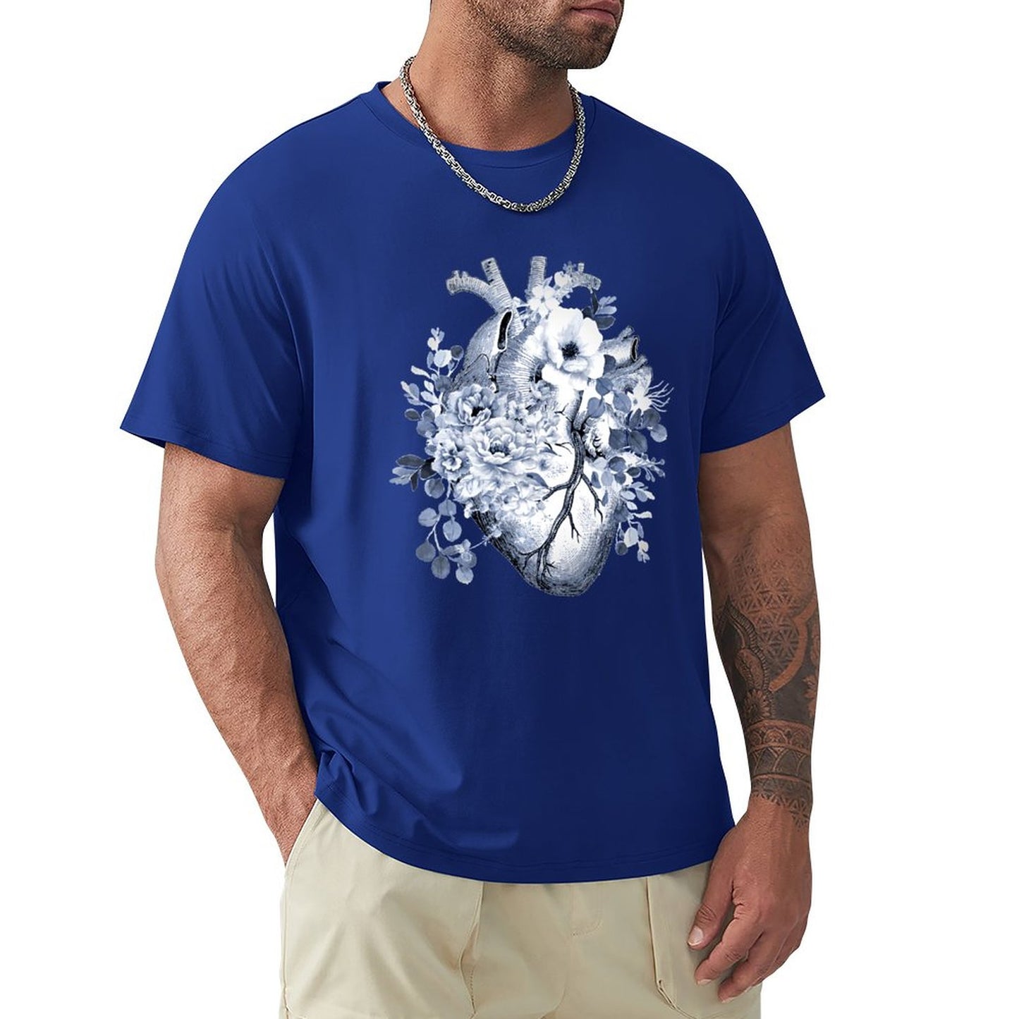 T-Shirt Fleur Premium <br> Coeur