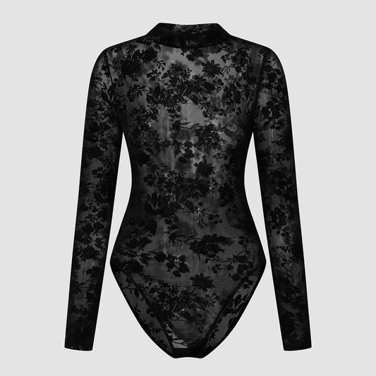Body Fleuri Noir
