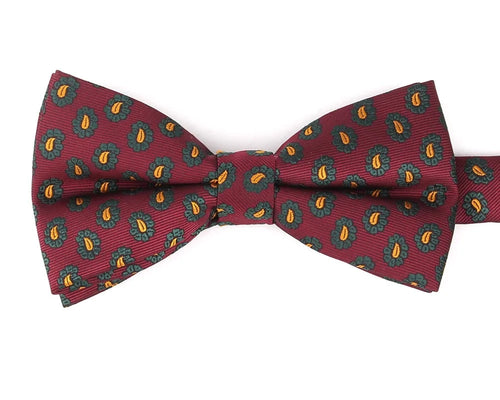 Noeud Papillon Fleuri   Rouge