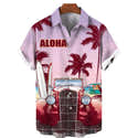 Chemise Hawaïenne Personnalisée Avec Photo - Homme/Femme, Manches Courtes, Tissu Polyester, Taille M à 3XL - 5