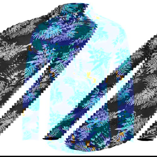 Chemise A Fleur Homme <br> Longue Exotique