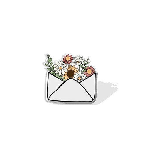 Broche Fleur   Enveloppe
