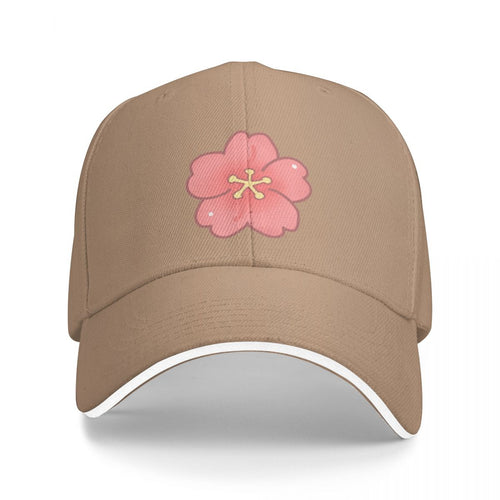 Flower Cap  Orange Beige