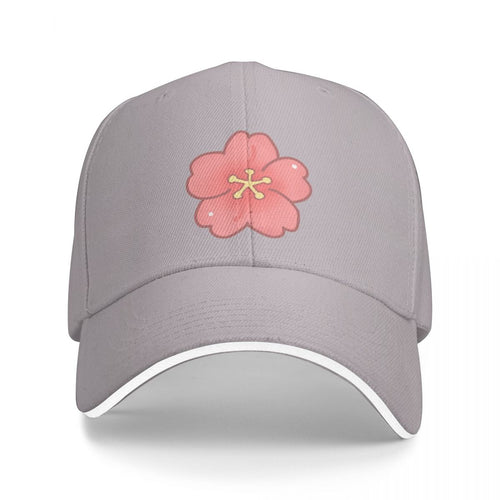 Flower Cap  Orange Gray