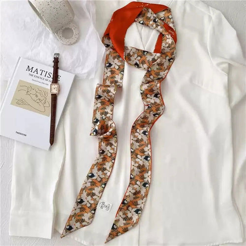 Ceinture Fleur   Robe Design Orange