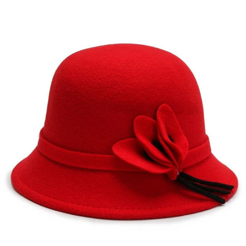 Chapeau Fleurie   Rouge