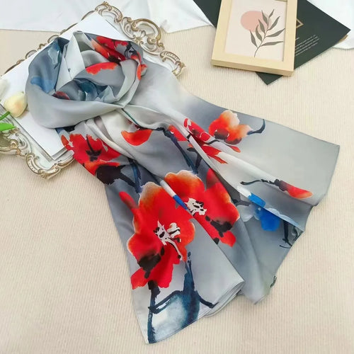 Floral Scarf  Poppy