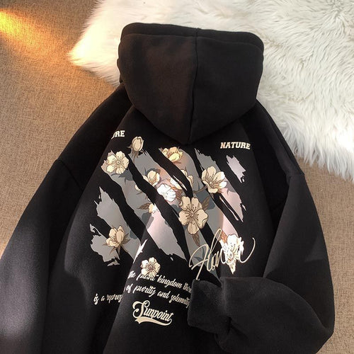 Pull Fleuri Premium   Vintage Noir