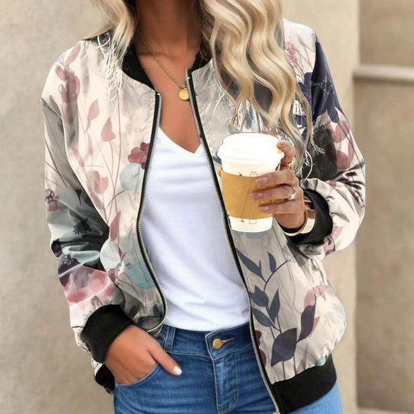 Bomber Fleuri   Femme Printemps