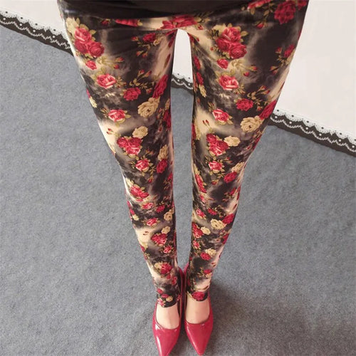Legging Fleuri   Sport Rose