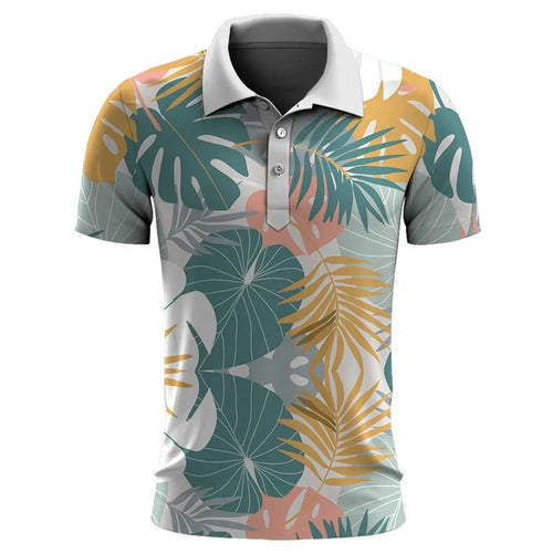 Polo floral para hombre