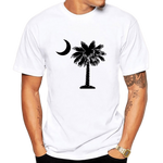 T-Shirt Fleuri  Palmier Lune