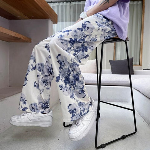 Pantalon Fleuri  Abstrait