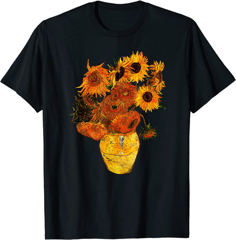T-Shirt Fleur  Van Gogh