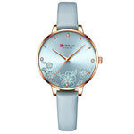 Montre Fleurie  Margueritte chromé