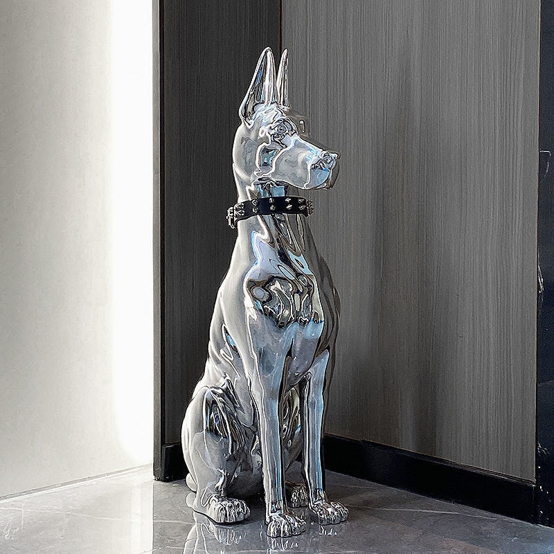 Statue De Jardin <br> Chien