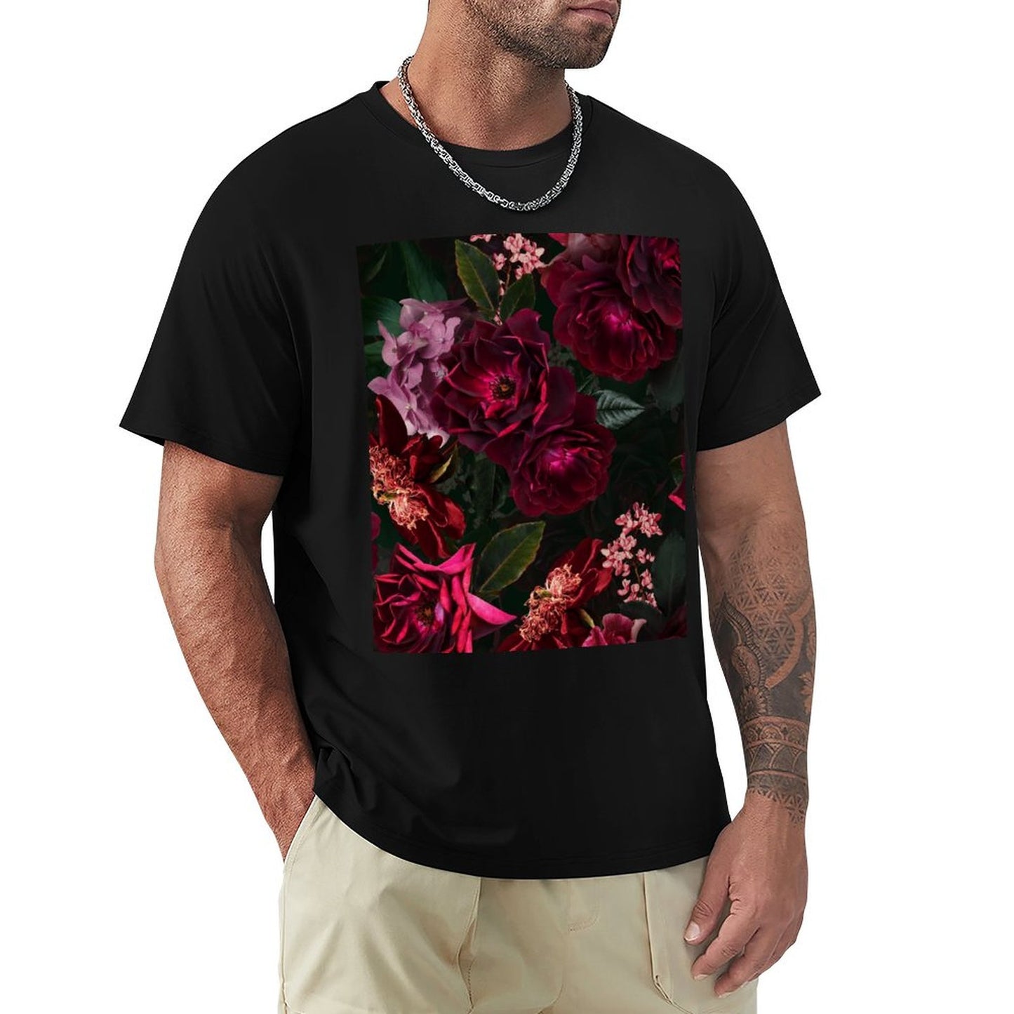 T-Shirt Fleur Premium <br> Roses