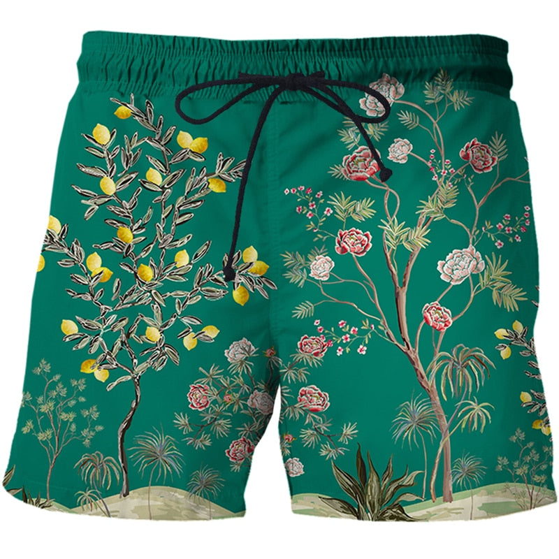 Maillot De Bain Short <br> Floraison