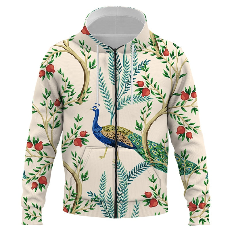 pull Fleuri <br> Oiseau