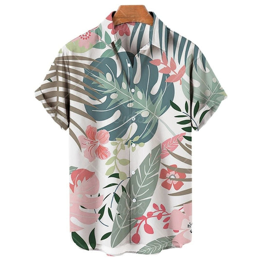 Chemise A Fleur Homme<br> Palmier