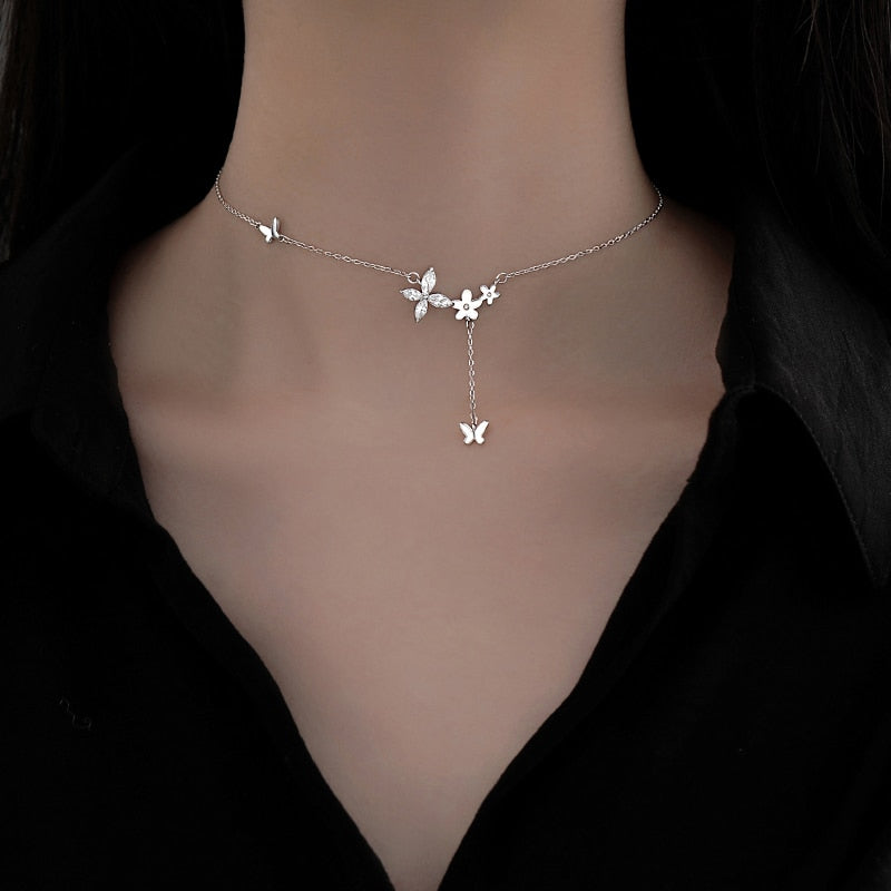 Collier Fleur <br> Epuré