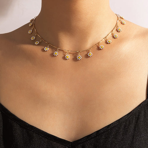 Collier Fleur   Marguerite