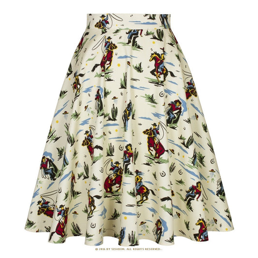 Jupe Fleurie <br> Cowboy