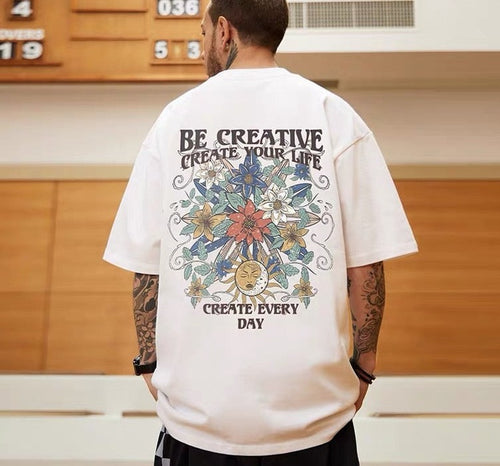 T-Shirt Fleur Premium   Mélange Floral