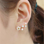 Boucles D'Oreilles Fleuries  Minimaliste