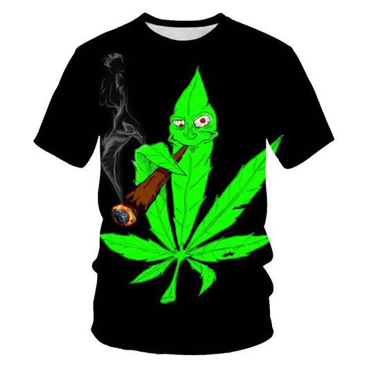 T-Shirt Fleuri <br> Weed