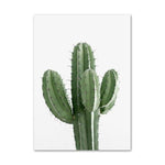 Tableau Fleur  Cactus Minimaliste